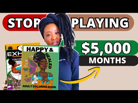 Passive Income: I SOLD COLORING BOOKS on Amazon KDP, here’s how!