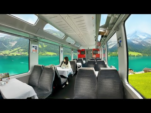 Cheapest Swiss Panoramic Train with Stunning Views | Luzern-Interlaken Express🇨🇭