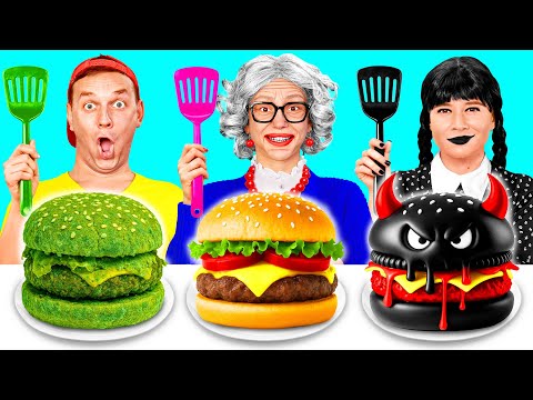 McDonald's Wednesday vs Grandma Cooking Challenge by Funny Funny