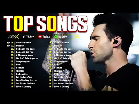 Maroon 5, Bruno Mars, Adele, Ed Sheeran, Dua Lipa, Rihanna, The Weeknd 💥 Billboard Hot 100