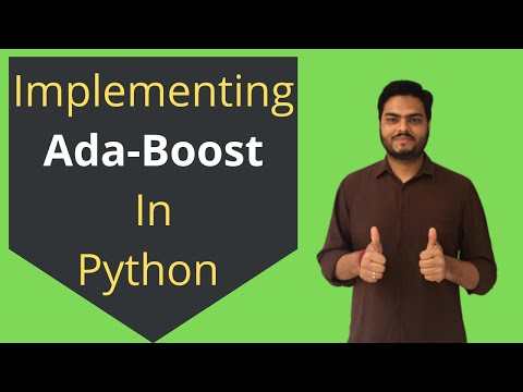 Implementing Ada Boost in Python|How to implement Ada-boost in python|Python Ada-Boost