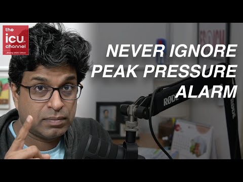 #icutalk 4: Why ACUTE change in Peak Pressure alarm on ventilator is so important! (Real case)
