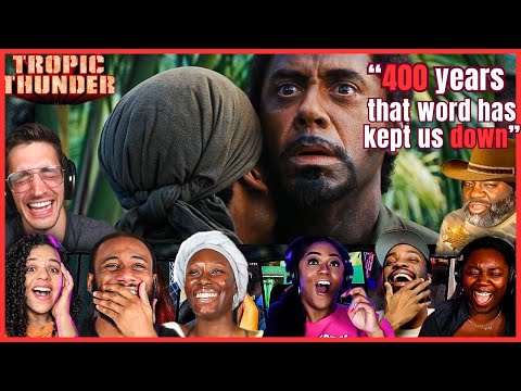 Crying Laughing at RDJ's "For 400 Years" Scene! | Tropic Thunder (2008) Reaction Mashup