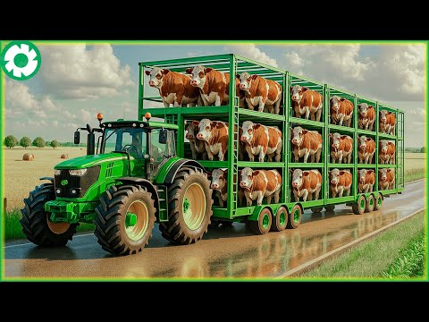 Transporting 100M of Dairy Cows This Way - The Biggest Heavy Machinery | Agriculture Technology