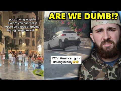 When Americans Try Driving in Europe... *oh... this is bad*