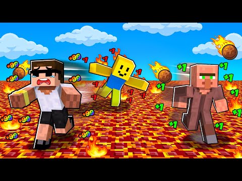 RUN FAST to ESCAPE MAGMA LAVA in ROBLOX..