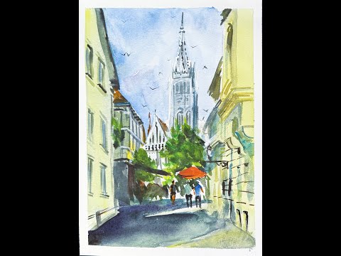 水彩 风景画 Watercolor Landscape 수채화 풍경 251218