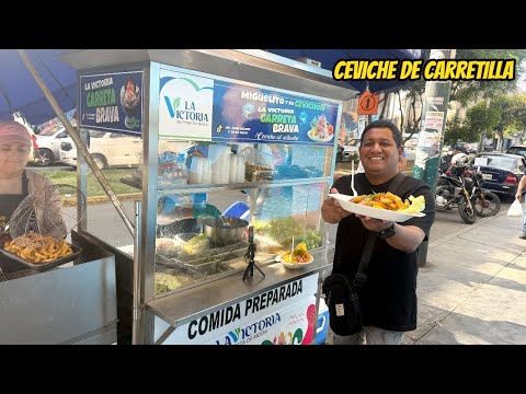 ESTA CARRETILLA EN LA VICTORIA TIENE COLA TODO EL DÍA 😱 ¿QUÉ VENDEN AQUÍ?