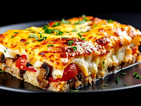 Perfect potato and minced meat casserole. Delicious festive dinner!