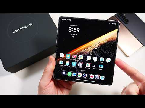 Honor Magic V6 Hands On - The Thinnest Foldable!