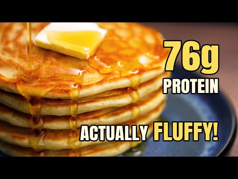 I Fixed Protein Pancakes Forever | High-Protein, Meal Prep Friendly