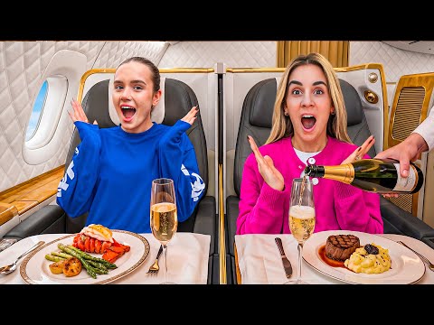 Flying FIRST CLASS To NEW YORK CITY!