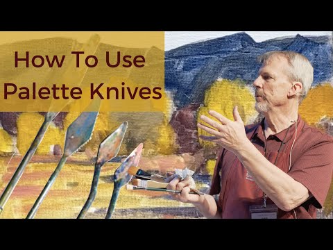 When To Use A Palette Knife - A Landscape Painting Tutorial