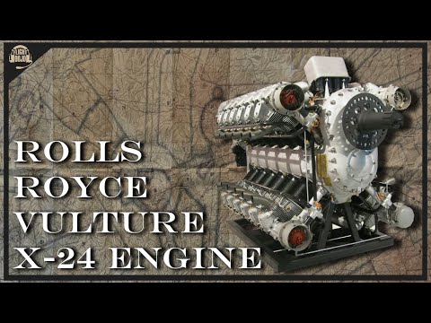 Rolls Royce Vulture X-24 - The Big Aero Engine That Couldn't
