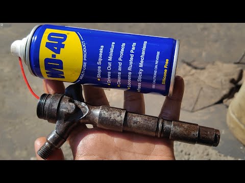 A very easy way to fix a bad injector in five minutes with W40 - how to repair common rail injector