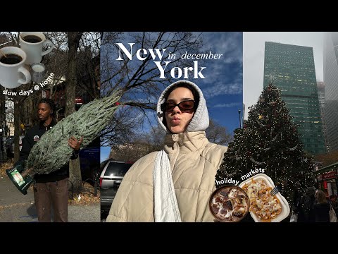 new york diaries | slow december days & holiday markets