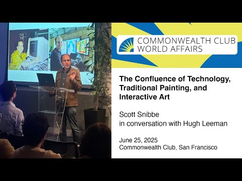 The Confluence of Technology, Traditional Painting & Interactive Art | 6-25-2025