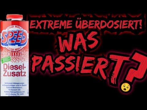 LIQUI MOLY SPEED DIESEL ZUSATZ🔥Extrem Test! 9x Überdosiert😲1L auf einen Tank💪 Motorschaden?