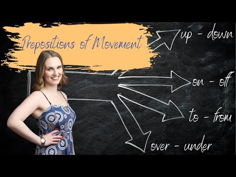 Prepositions of Movement (Elementary English Grammar)