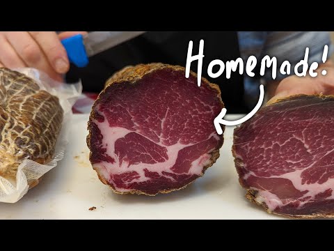 Making Capicola (Capicole) from Scratch old fashioned traditional Italian way, family recipe