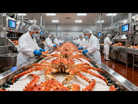 Factory Tour | How Snow Crab Legs Are Processed | Inside a Modern Snow Crab Factory