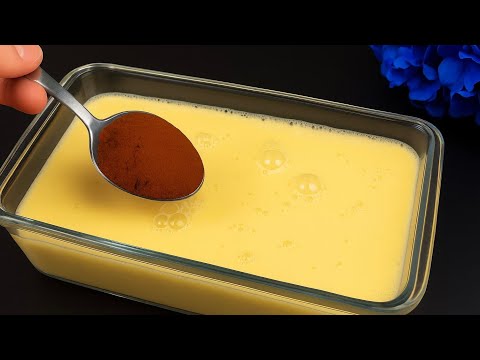 🍫 Nur mit Kondensmilch und Kakao! Ein köstliches Dessert ganz ohne Mehl und Zucker!