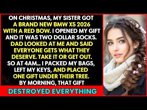 At Christmas Dinner,  My Sister Got a BMW for Christmas, I Got $2 From Dad. So I Vanished at 4am