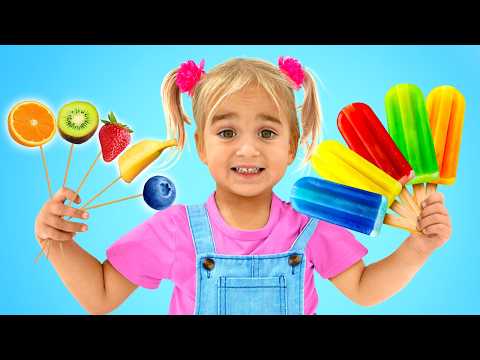 Alice learns different colors with slime.