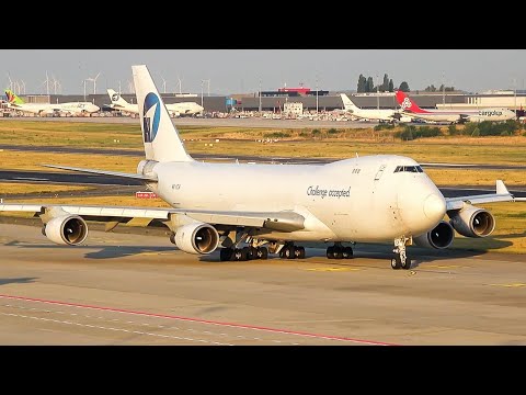 (4K) HEAVY Cargo planes only! Plane spotting at Liège airport - 747, 777 & A300