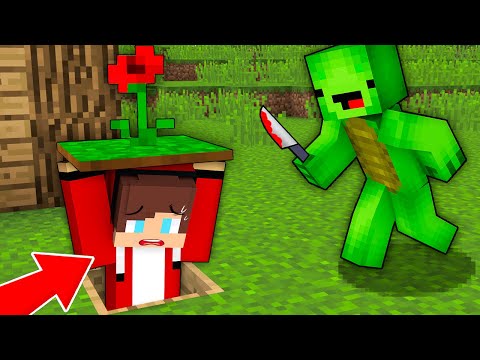 Why does JJ Hide From Mikey for 24 Hours in Minecraft? Maizen
