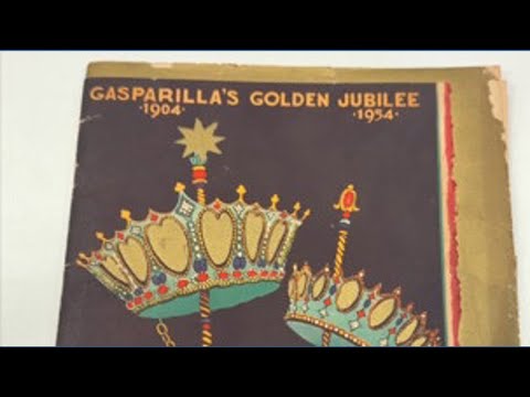 A peek inside a #Gasparilla program from its 50th "Golden Jubilee" anniversary in 1954
