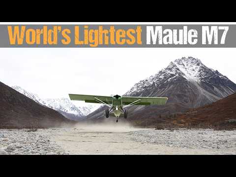 Alaska Bush Flying in a Maule M7