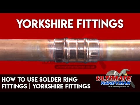 How to use Solder ring fittings | Yorkshire fittings