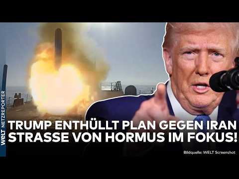 IRAN: Wende im Krieg? USA wollen durchgreifen! Trump enthüllt Plan für Straße von Hormus