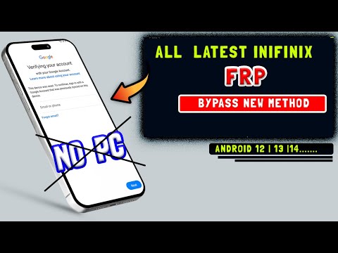 Finally Without PC All Infinix Frp Bypass Google Account Lock Android 12, 13,14 New Method 2024.