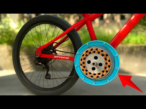 Great idea! Turn your bike into an electric bike with a ceiling fan motor