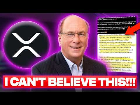 BLACKROCK CEO JUST MADE A *HUGE* XRP ANNOUNCEMENT (I can't believe it)