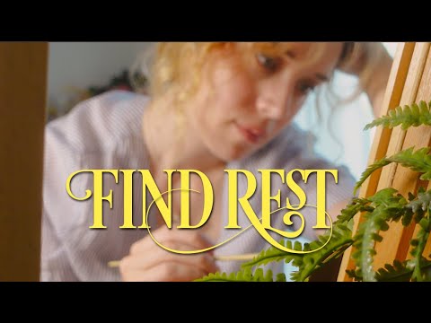 A message to the anxious artist in need of rest.