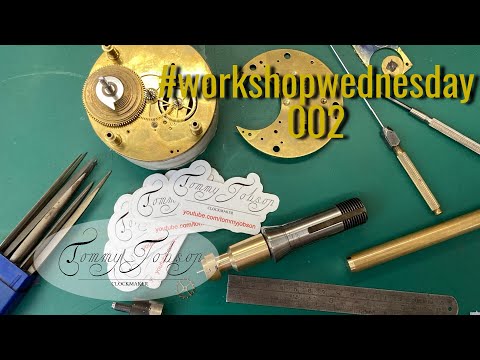 Clock Repair Shop - AMAZING engraving - Filing Jigs - STICKERS!! Vlog 002 - #Workshop Wednesday