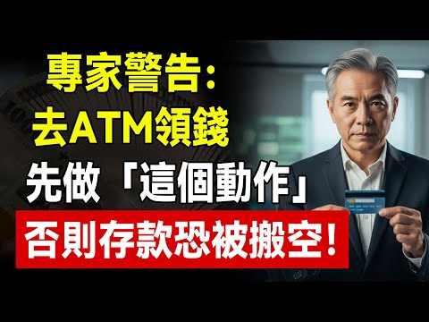 警惕！ ATM機上的這個小動作，3秒鐘就能搬空你80萬養老金，千萬別再犯！#ATM安全 #提款 #銀行卡 #防詐騙