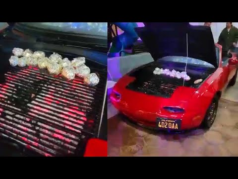 This Miata Is Grilling Food