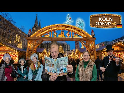 Der verrückteste Stand in Köln? 👻 "Domspitzen" & Alter Markt | 4K Walking Tour