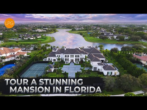 Touring A Stunning Delray Beach Mega Mansion
