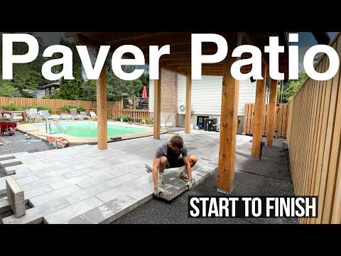 How to Build Your Own Paver Patio (Full Backyard DIY Project)