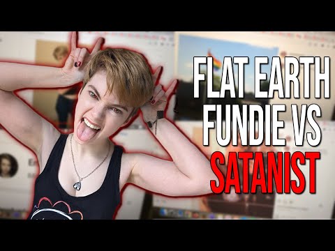 Flat Earth Fundie Calls Me Out For Being Too Satanic