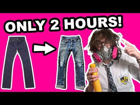 HOW TO FADE YOUR DENIM LIKE A WASH HOUSE