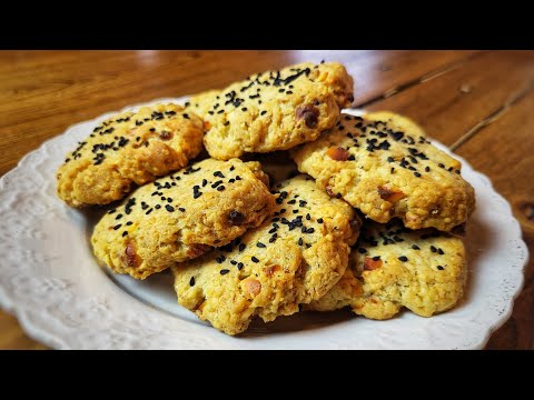COOKIES SALÉS AU FROMAGE - recette végétarienne antigaspi -