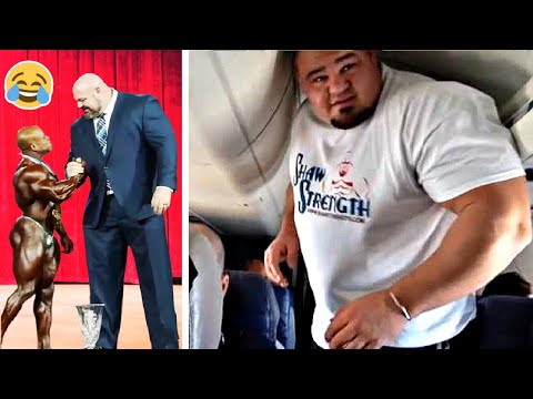 Brian Shaw Walking In Public (SHOCKING!)