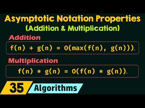 Properties of Asymptotic Notations (Addition and Multiplication)