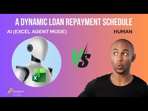 Loan Repayment Schedule: Human vs. AI in Excel Agent Mode (Full Tutorial)